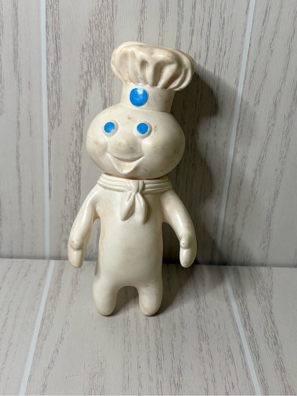 1971 Pillsbury Doughboy 7” Rubber Doll Vintage Collectible